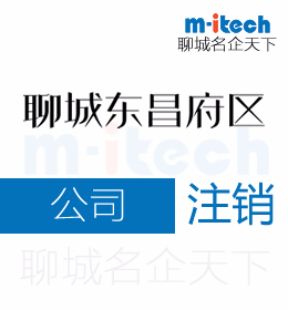 聊城东昌府区代办哩公司注销